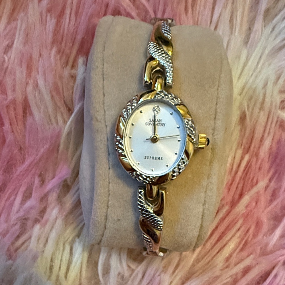 Sarah Coventry Gold and Silver Women's Watch
